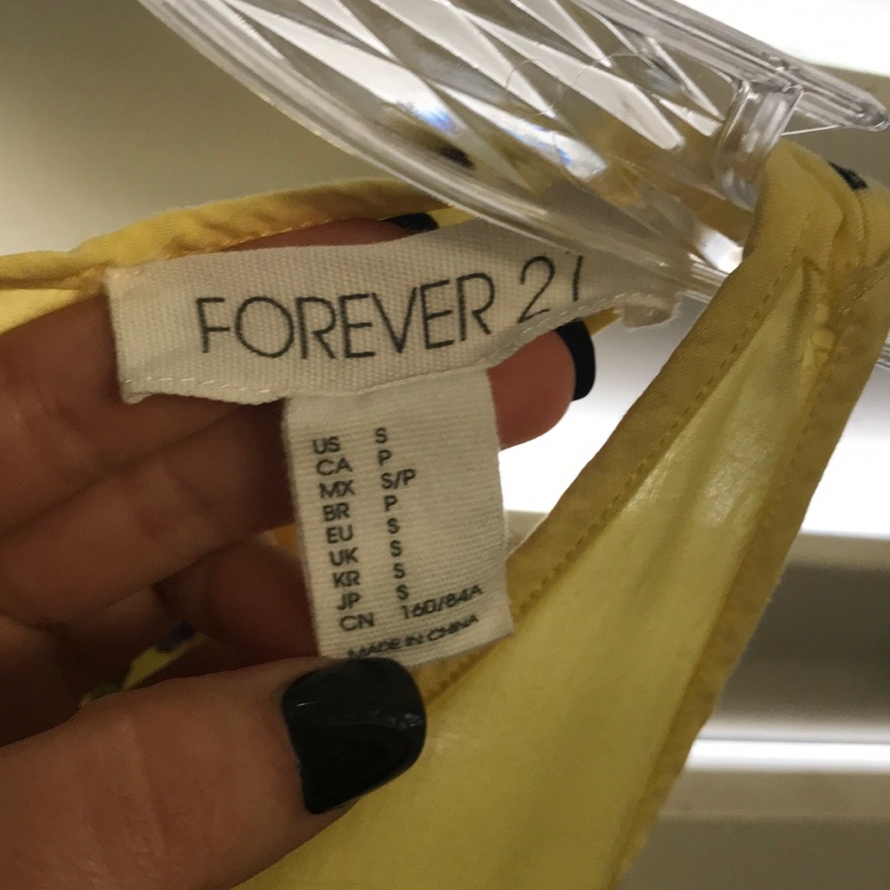 Yellow Spring, skater dress. Size: Small. - Picture 2 of 7